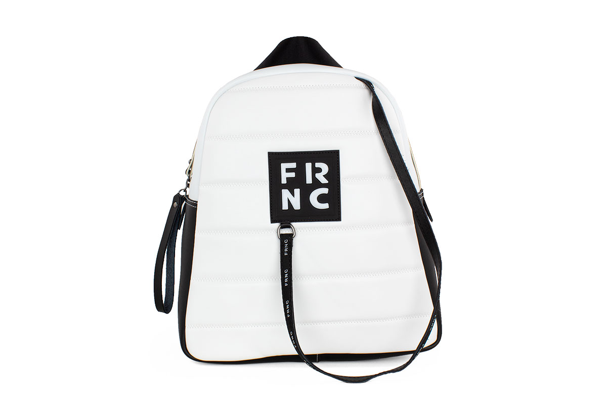 Frnc Γυναικεία Τσάντα Backpack 2132-White Μόδα > Τσάντες & Πορτοφόλια > Γυναικείες Τσάντες
