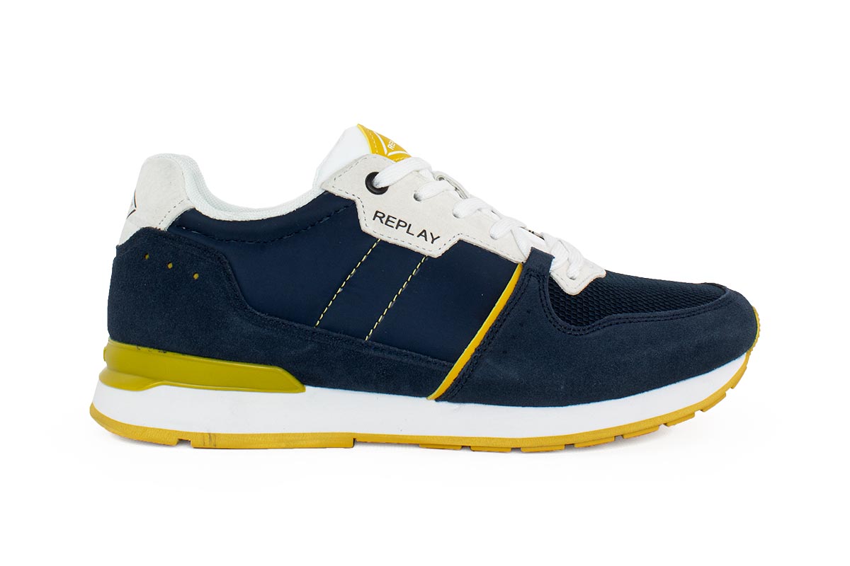 Replay Ανδρικό Sneaker Navy White Classic West RS1D0012L-2910 Hobby - Αθλητισμός > Αθλητική Μόδα > Sneakers