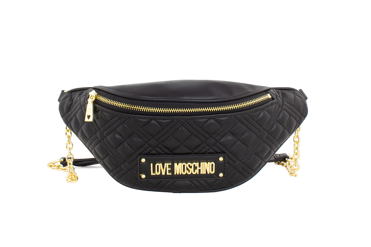 Love Moschino Γυναικείο Belt Bag Μαύρo JC4137PP1DLA0000 Μόδα > Τσάντες & Πορτοφόλια > Γυναικείες Τσάντες