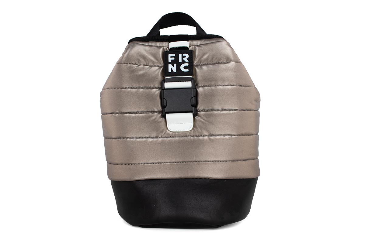 Frnc Γυναικείο Backpack Ασημί 2321-SILVER Μόδα > Τσάντες & Πορτοφόλια > Γυναικείες Τσάντες