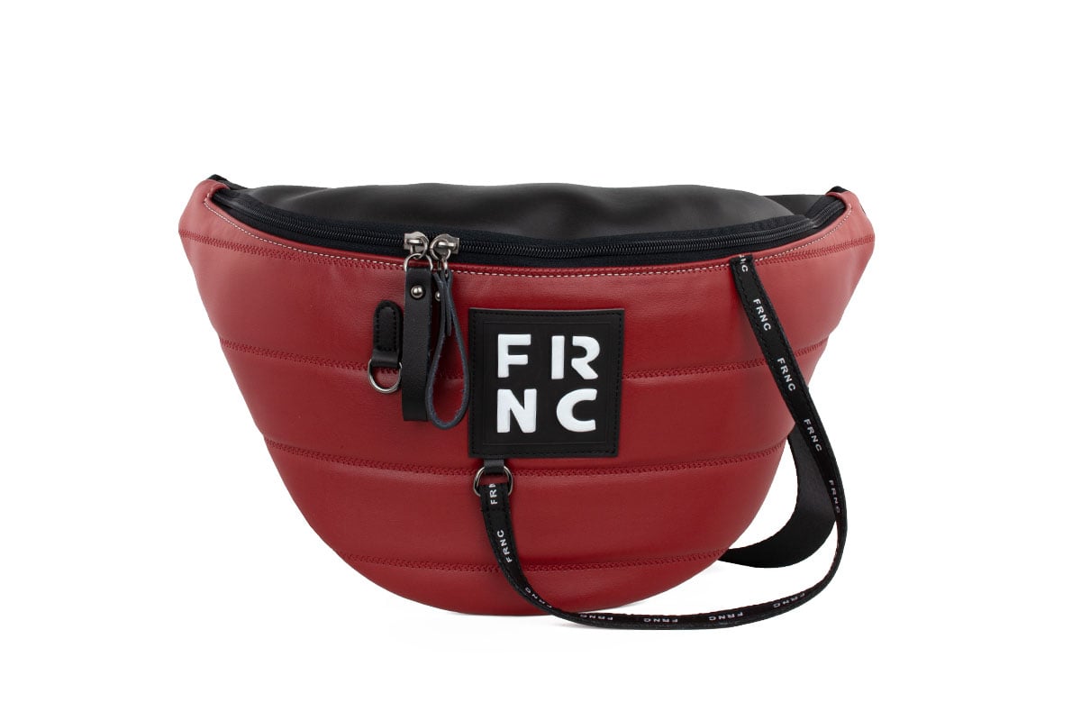 Frnc Γυναικεία Τσάντα Μέσης Κόκκινο 2146-RED Μόδα > Τσάντες & Πορτοφόλια > Γυναικείες Τσάντες
