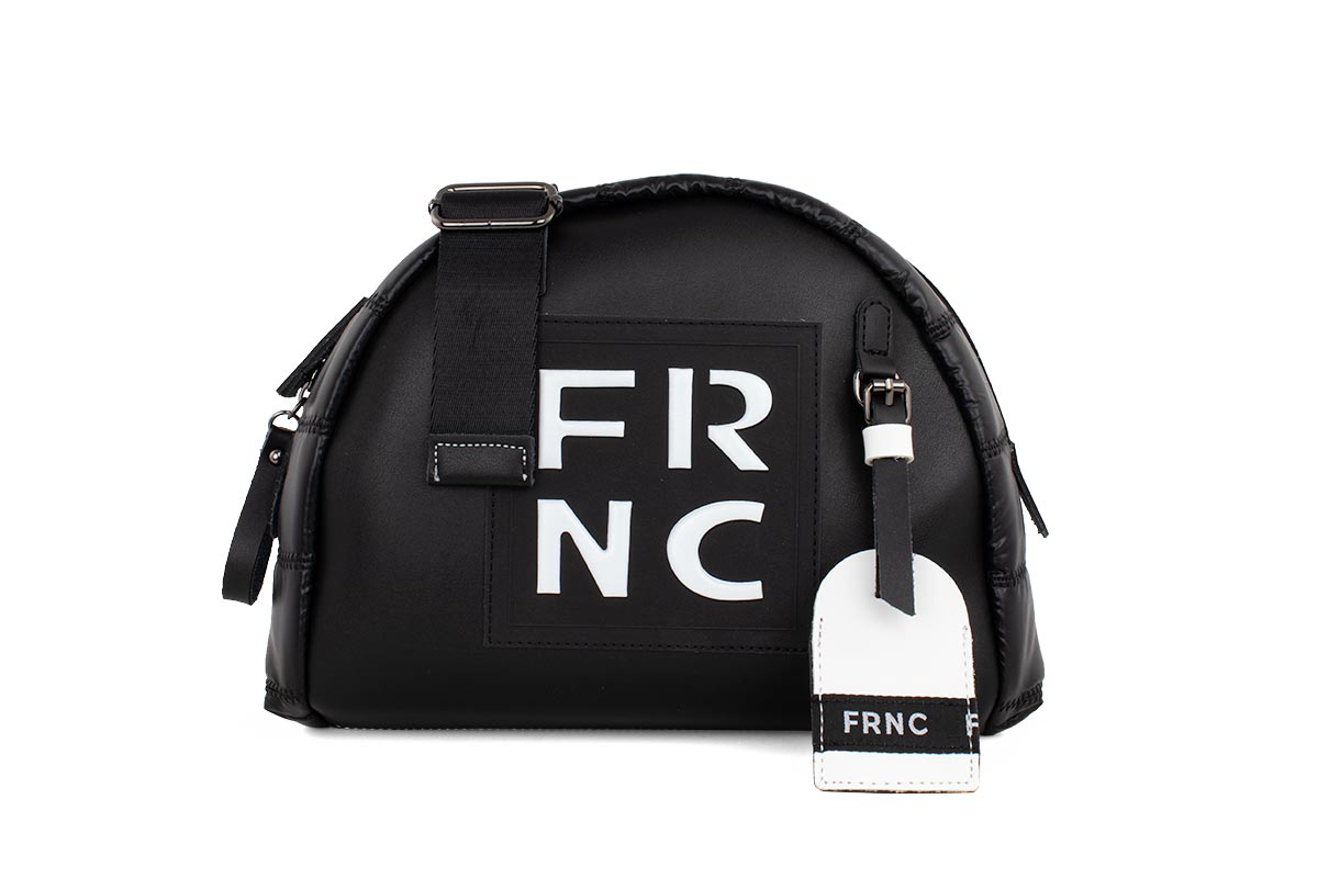 FRNC Γυναικεία Τσάντα Μαύρη 2401-BLACK Μόδα > Τσάντες & Πορτοφόλια > Γυναικείες Τσάντες