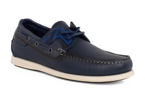 andriko dermatino boat shoes blue timperland 2