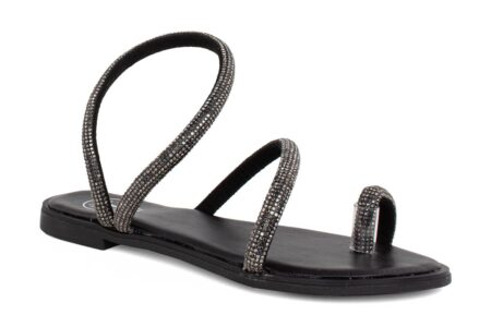 gynaikeio flat sandal 3 black seven 2