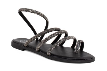 gynaikeio flat sandal 4 black seven