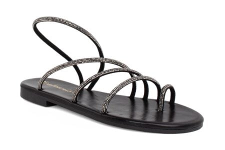 gynaikeio flat sandal 5 black seven 2