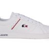 andriko sneaker lacoste europa pro tri white nvy red
