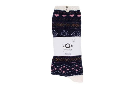 gynaikeia kaltsa ugg leslie graphic crew sock mfr