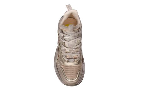 gynaikeio sneaker buffalo triplet hollow vntg beige gold 4