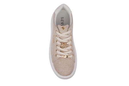 gynaikeio sneaker seven 812 beige canvas 5