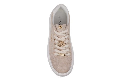 gynaikeio sneaker seven 812 beige canvas 5