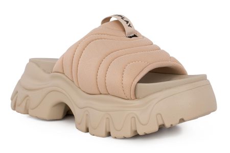 gynaikeio flatform replay joyce slide taupe 2