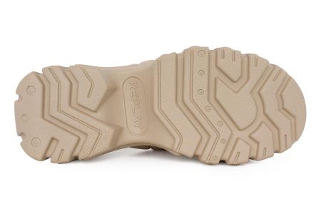 gynaikeio flatform replay joyce slide taupe 3