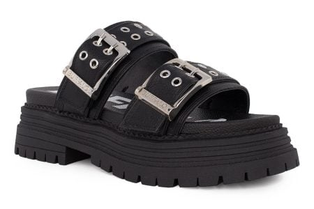 gynaikeio sandali buffalo lennox loop mayro 2