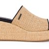 DKNY gynaikeio Platform Conrad Slingback Natural K1517736 Natural