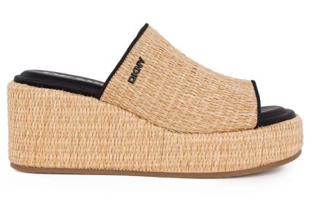 DKNY gynaikeio Platform Conrad Slingback Natural K1517736 Natural