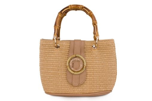 gynaikeia tsanta tsakiris malas 910 beige raffia