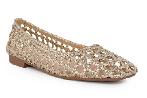gynaikeio casual ballerinas seven 006 platina 2