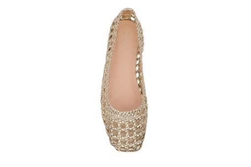 gynaikeio casual ballerinas seven 006 platina 3