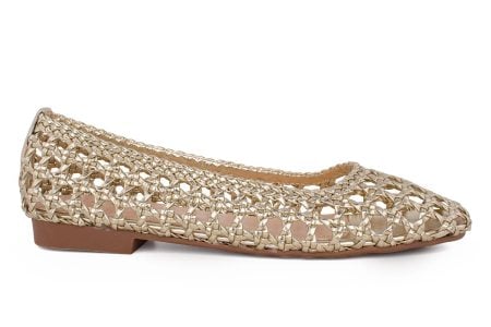 gynaikeio casual ballerinas seven 006 platina