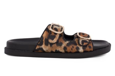 gynaikeio flat sandal seven 050 leopar
