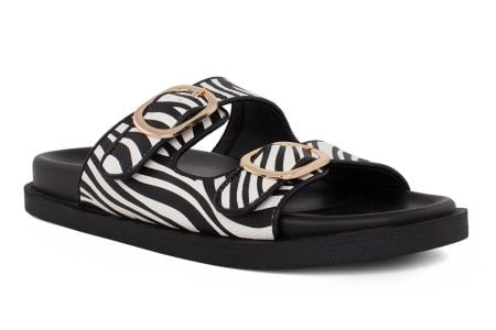 gynaikeio flat sandal seven 050 zebra 2