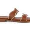 gynaikeio flat sandal seven 207 tabac