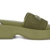gynaikeio flatform dkny iredell peep toe green