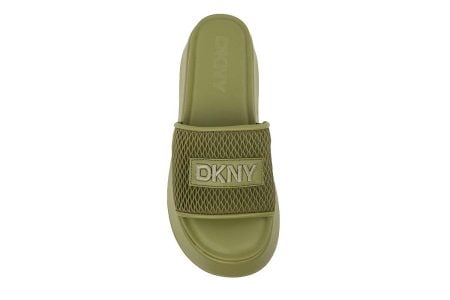 gynaikeio flatform dkny iredell peep toe green 4