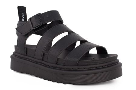 gynaikeio flatform seven 432 black 2