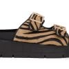 gynaikeio flatform seven 828 beige zebra