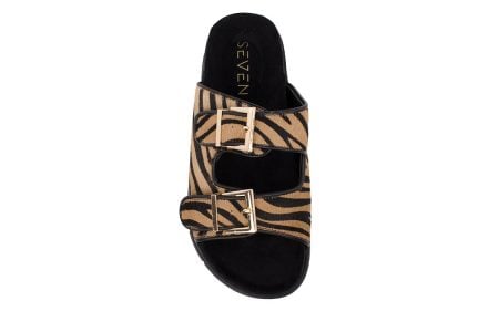 gynaikeio flatform seven 828 beige zebra 3