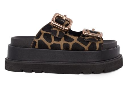 gynaikeio flatform seven 831 black giraffe