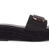 gynaikeio flatform seven 832 black raffia