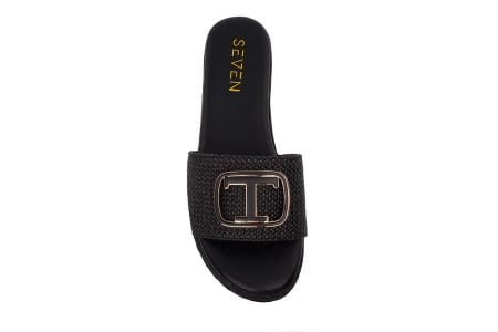 gynaikeio flatform seven 832 black raffia 3