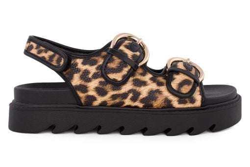 gynaikeio flatform seven 946 leopard black