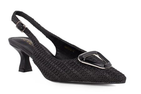 gynaikeio pedilo seven 295 black raffia