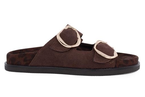 gynaikeio sandali tsakiris malas kimolos brown