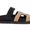 gynaikeio sandali komiskomis c26 black raffia