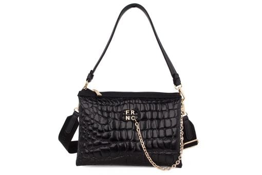 gynaikeia frnc croco tsanta 5900 blk 3