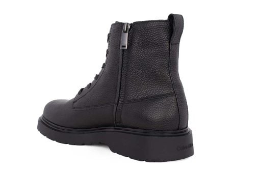 andriko calvin klein combat ess lace up zip boot 01373 0gl 4
