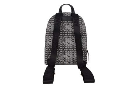 gynaikeia backpack tsanta dkny yfasma black logotypo 3