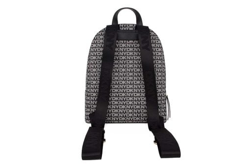 gynaikeia backpack tsanta dkny yfasma black logotypo 3