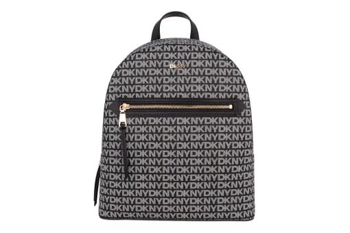 gynaikeia backpack tsanta dkny yfasma black logotypo