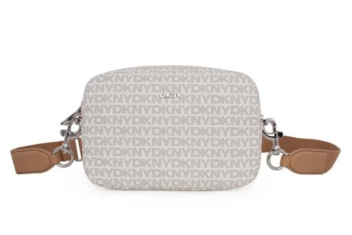 gynaikeia tsanta dkny leykh logotypo