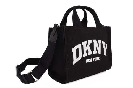 gynaikeia tsanta yfasma dkny black 2