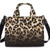 gynaikeia tsanta yfasma xiasti dkny black leopar