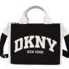 gynaikeia tsanta yfasma xiasti dkny black white