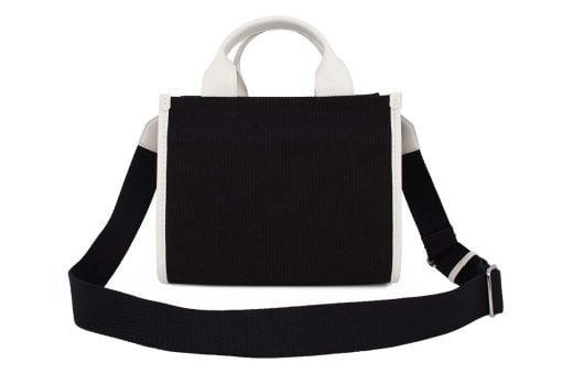 gynaikeia tsanta yfasma xiasti dkny black white 3