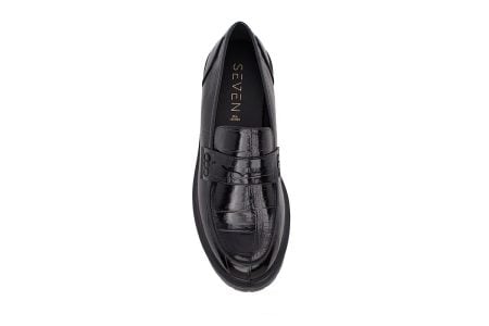 gynaikeio loafer seven 170 black croco 3
